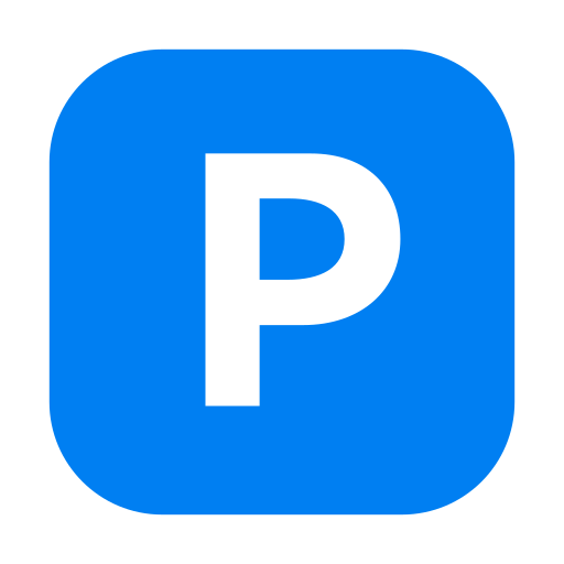 P button as rendered by Toss Face