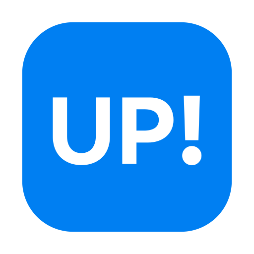 pulsante UP! as rendered by Toss Face