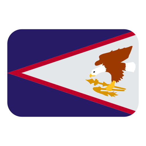 flag: American Samoa as rendered by Toss Face
