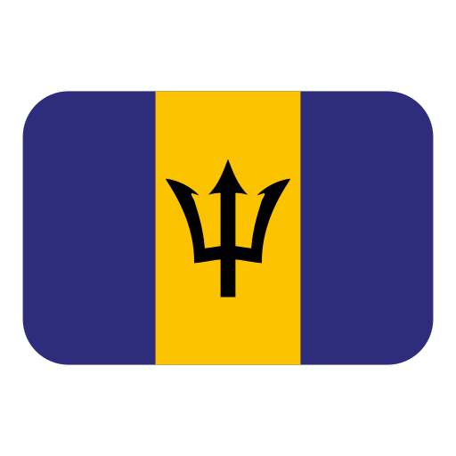 flag: Barbados as rendered by Toss Face