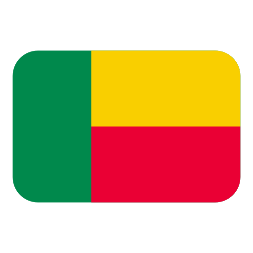 Flagge: Benin as rendered by Toss Face