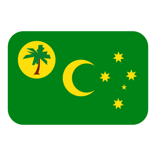 flag: Cocos (Keeling) Islands as rendered by Toss Face