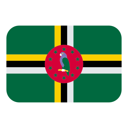 flag: Dominica as rendered by Toss Face