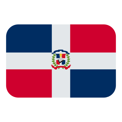 flag: Dominican Republic as rendered by Toss Face