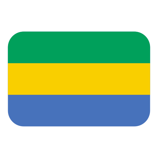 flag: Gabon as rendered by Toss Face