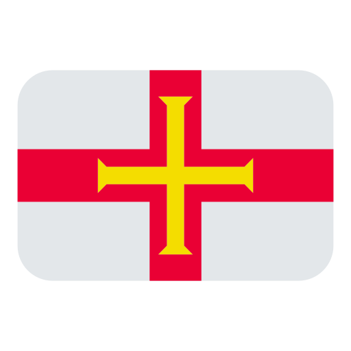 flag: Guernsey as rendered by Toss Face