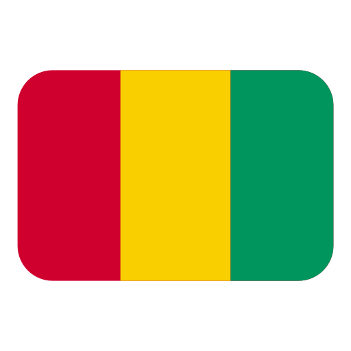 flag: Guinea as rendered by Toss Face