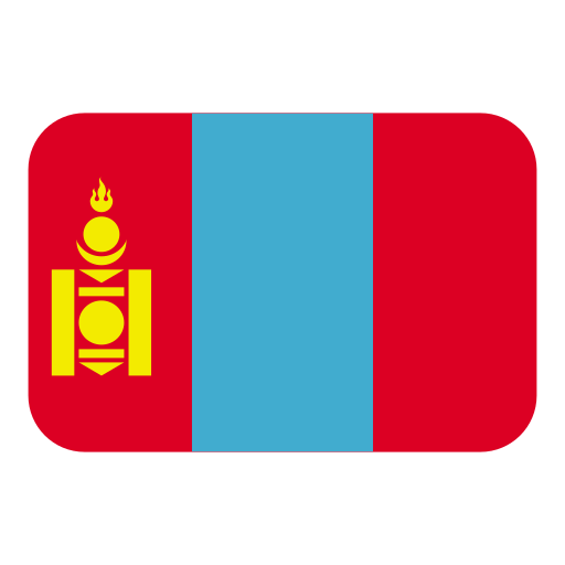 bandeira: Mongólia as rendered by Toss Face