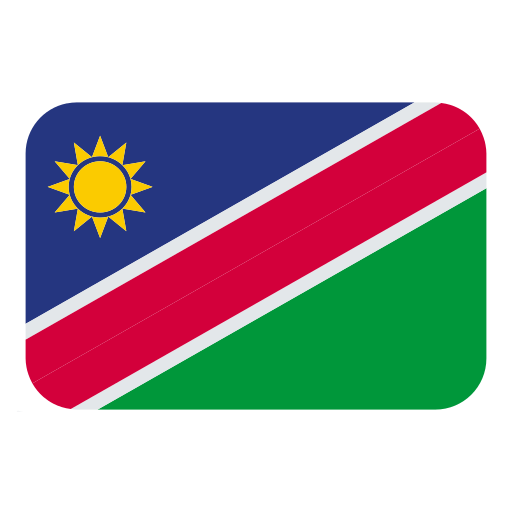 flag: Namibia as rendered by Toss Face