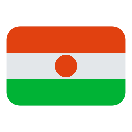 Flagge: Niger as rendered by Toss Face