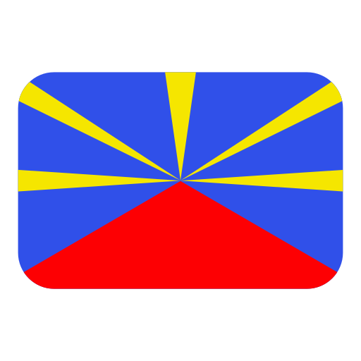 flag: Réunion as rendered by Toss Face