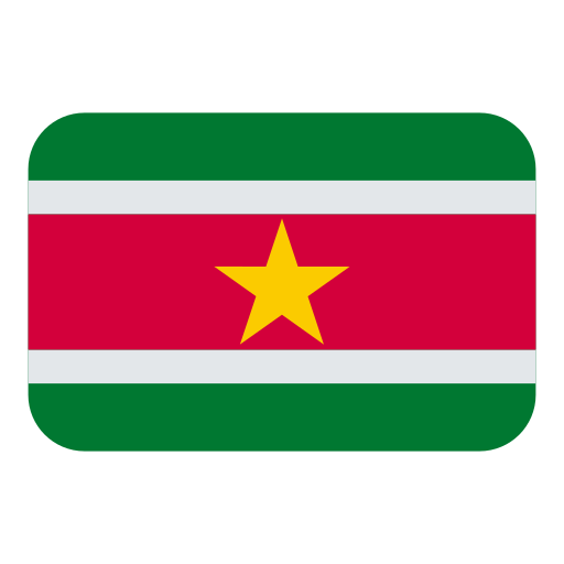 flag: Suriname as rendered by Toss Face