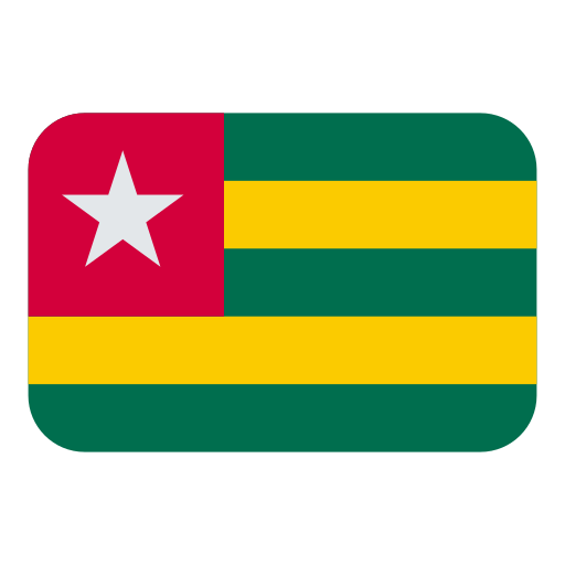 flag: Togo as rendered by Toss Face