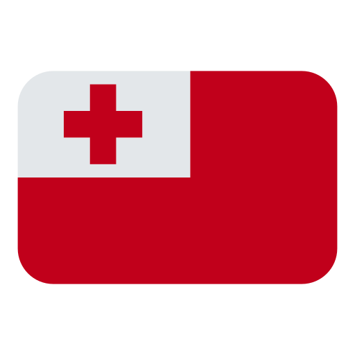 flag: Tonga as rendered by Toss Face