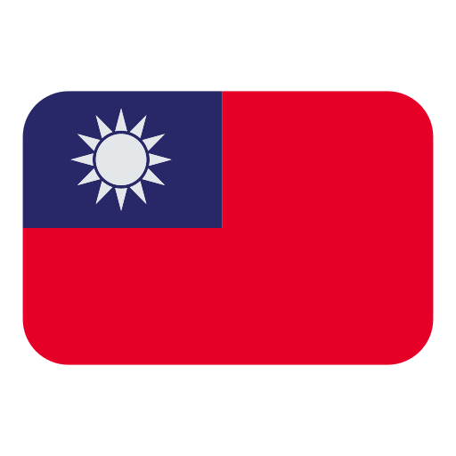 flag: Taiwan as rendered by Toss Face