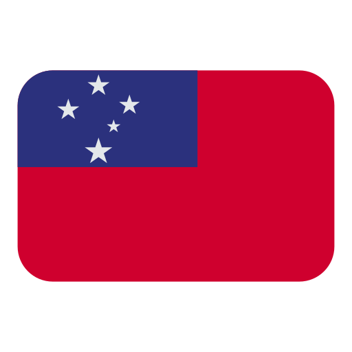 flag: Samoa as rendered by Toss Face