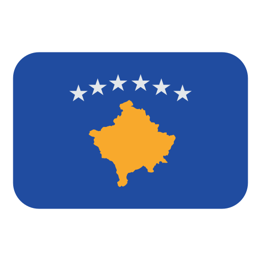 flag: Kosovo as rendered by Toss Face