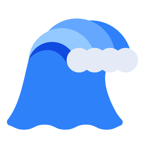 water wave as rendered by Toss Face