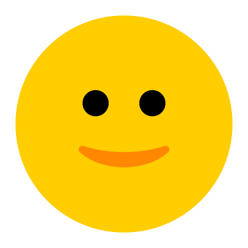 full moon face as rendered by Toss Face