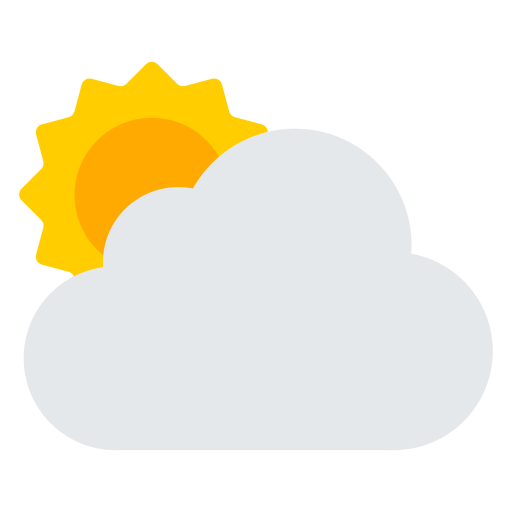 Sonne hinter großer Wolke as rendered by Toss Face