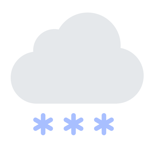 cloud with snow as rendered by Toss Face