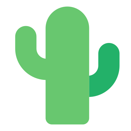 cactus as rendered by Toss Face
