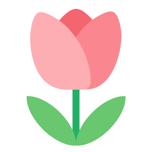 tulipán as rendered by Toss Face