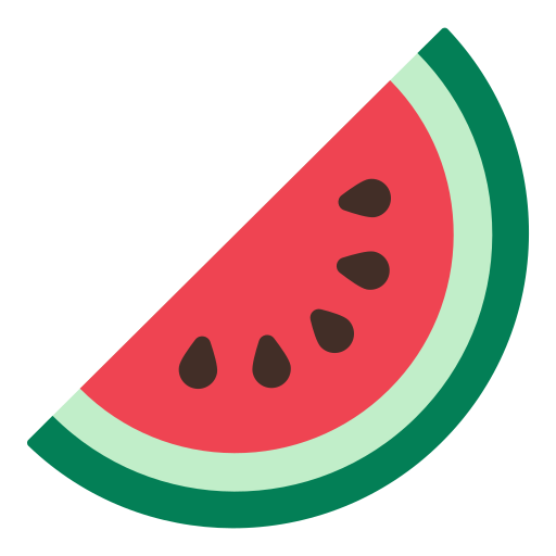 Wassermelone as rendered by Toss Face