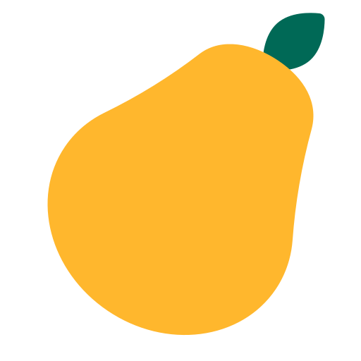 pera as rendered by Toss Face