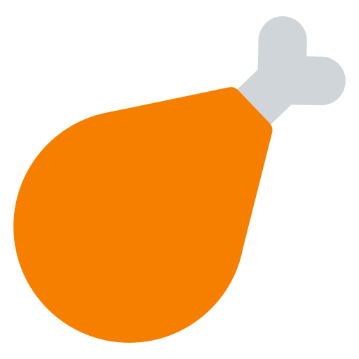 poultry leg as rendered by Toss Face