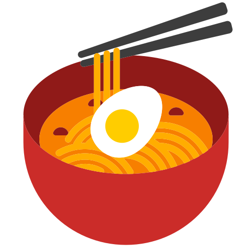 steaming bowl as rendered by Toss Face