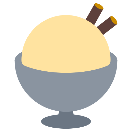 ice cream as rendered by Toss Face