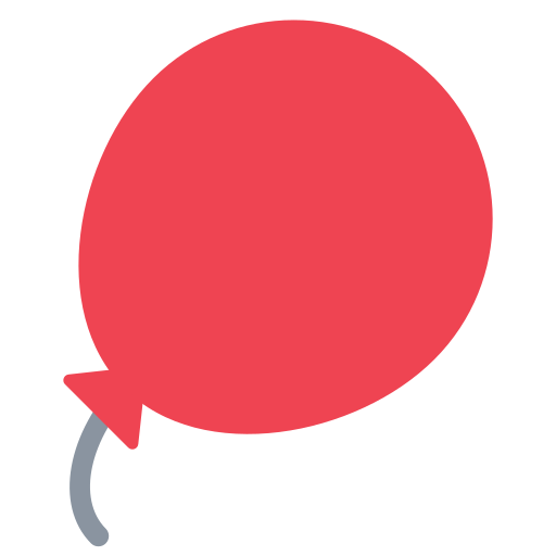 بالون as rendered by Toss Face