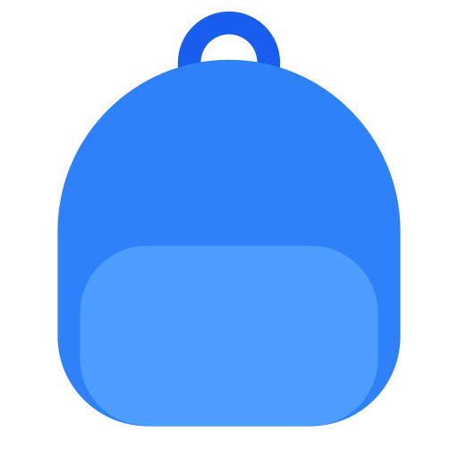 backpack as rendered by Toss Face