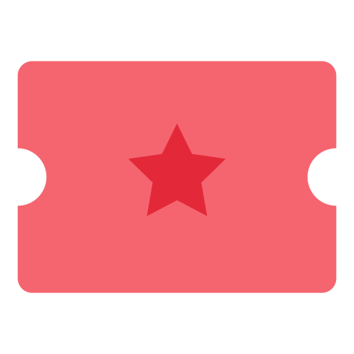 admission tickets as rendered by Toss Face