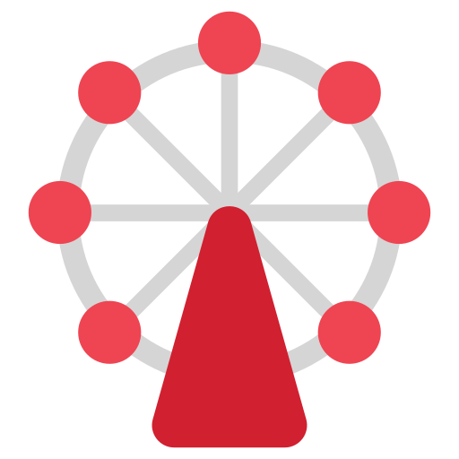 ferris wheel as rendered by Toss Face