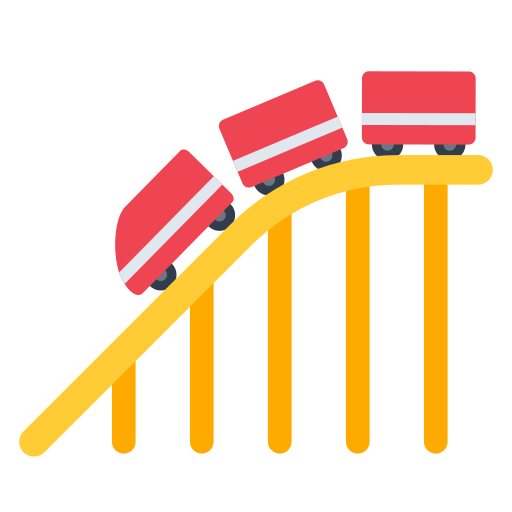 montagne russe as rendered by Toss Face