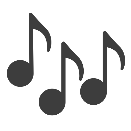 note musicali as rendered by Toss Face