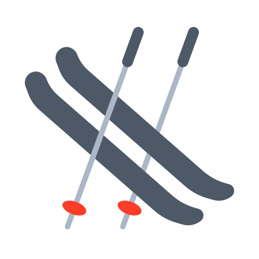Ski as rendered by Toss Face
