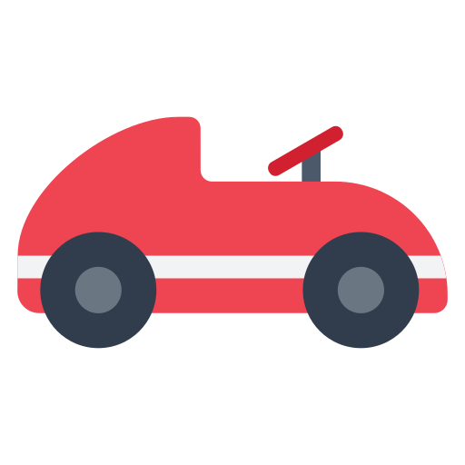 racing car as rendered by Toss Face