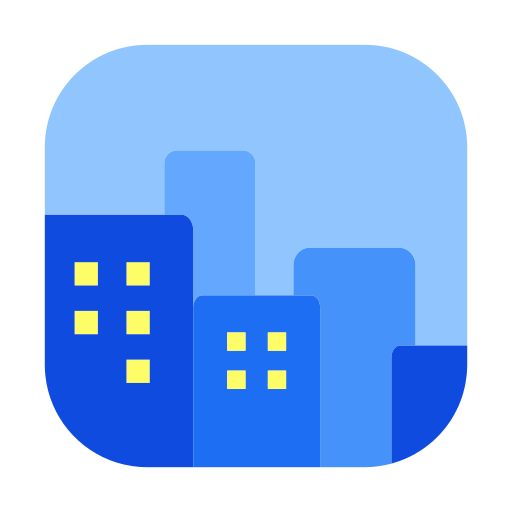 cityscape as rendered by Toss Face