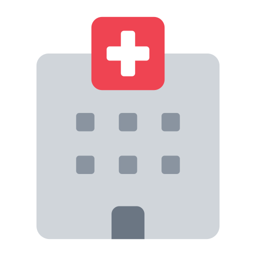 hospital as rendered by Toss Face