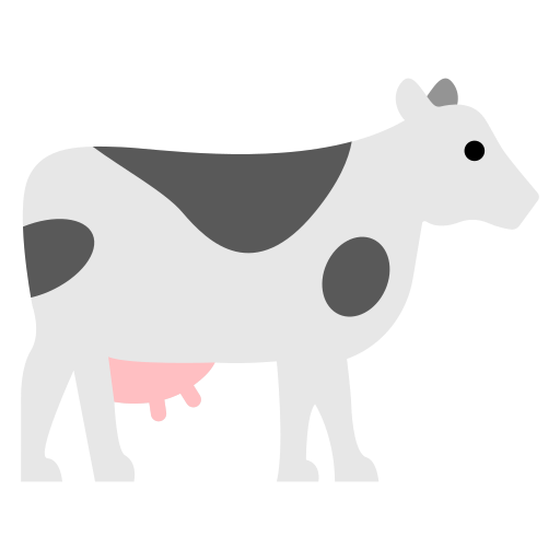 vaca as rendered by Toss Face
