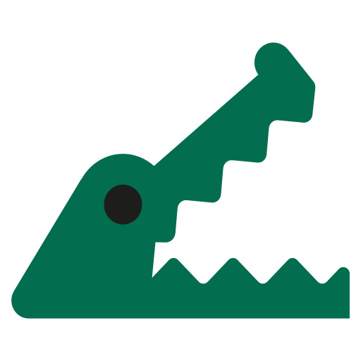 Crocodile as drawn by Toss Face in 1.6