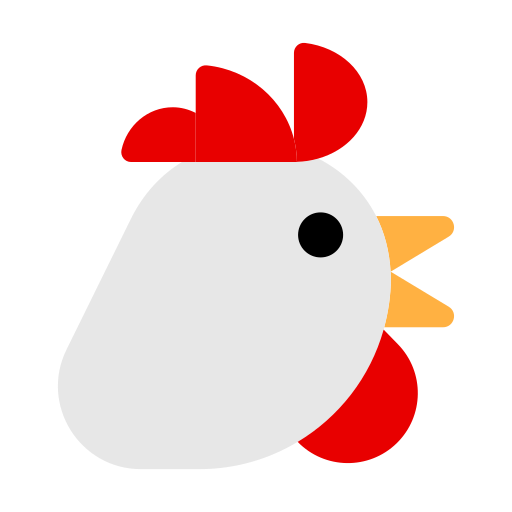 galinha as rendered by Toss Face