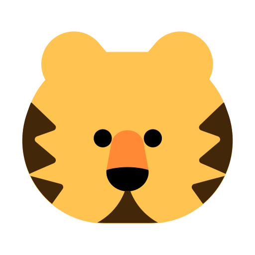 rosto de tigre as rendered by Toss Face