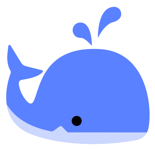 blasender Wal as rendered by Toss Face