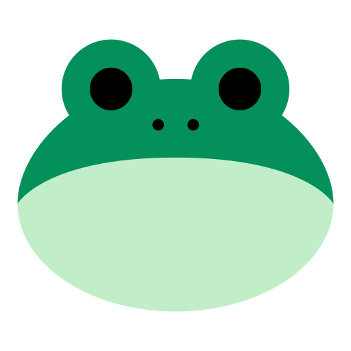 Frog as drawn by Toss Face in 1.6