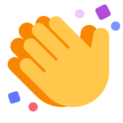 Clapping Hands as drawn by Toss Face in 1.6