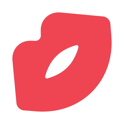 marca de beijo as rendered by Toss Face
